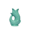 Fish Gluggle Jug Collection - Sea Green