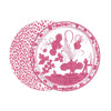 Vida Faenza Melamine Dinnerware and Placemat Collection - White and Pink