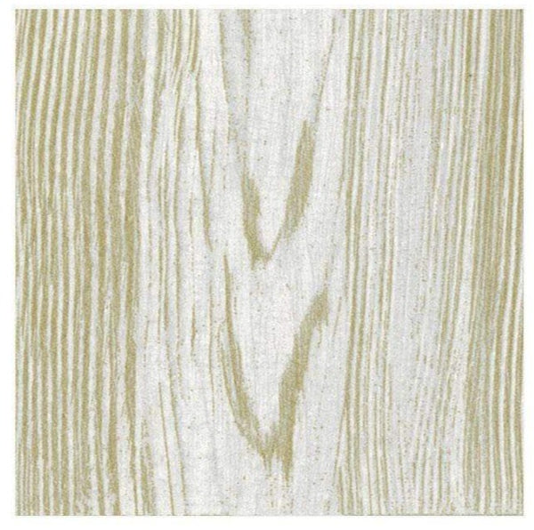 Textured white wood grain pattern biodegradable Caspari wallpaper.