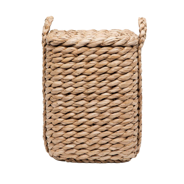 Pigeon & Poodle Royan Rectangle Hamper, Woven Seagrass