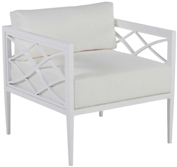 Elegante Lounge Chair, Chalk, Rollo Natural White