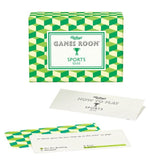 Learn how to play Game Room Sports with this interactive Sports Trivia game from Chronicle Books that tests your sports knowledge. With multiple choice questions, challenge yourself and see how much you really know about various sports.