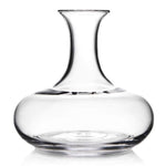 The Ascutney Wine Decanter by Simon Pearce features a clear, wide base and narrow neck, expertly handcrafted by skilled glassblowers and shown against a white background.