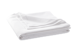 The Elliot Bedding Collection in White by Matouk features a neatly folded diamond pique textured blanket on a flat surface—a modern bedroom staple that’s OEKO-TEX® Standard 100 certified.