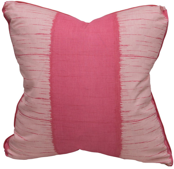 Ikat Stripe Pink Pillow