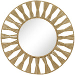 ojai round mirror in natural