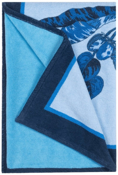 Matouk Tallulah Palm Beach Towel, Prussian Blue