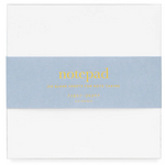 A Blue Painted Pad notepad by Sugar Paper with a blue band labeled "notepad" and "150 sheets for on-the-go notes, Sugar Paper, Los Angeles" in yellow text.