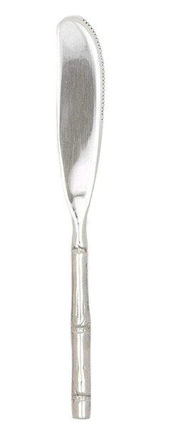 Liliana Polished Silver Bamboo Cheese Spreader