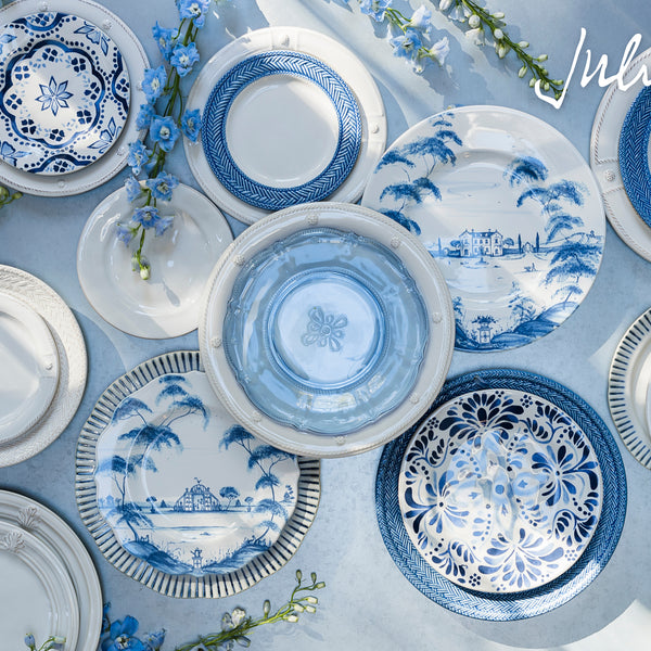 Image of Juliska blue dinnerware