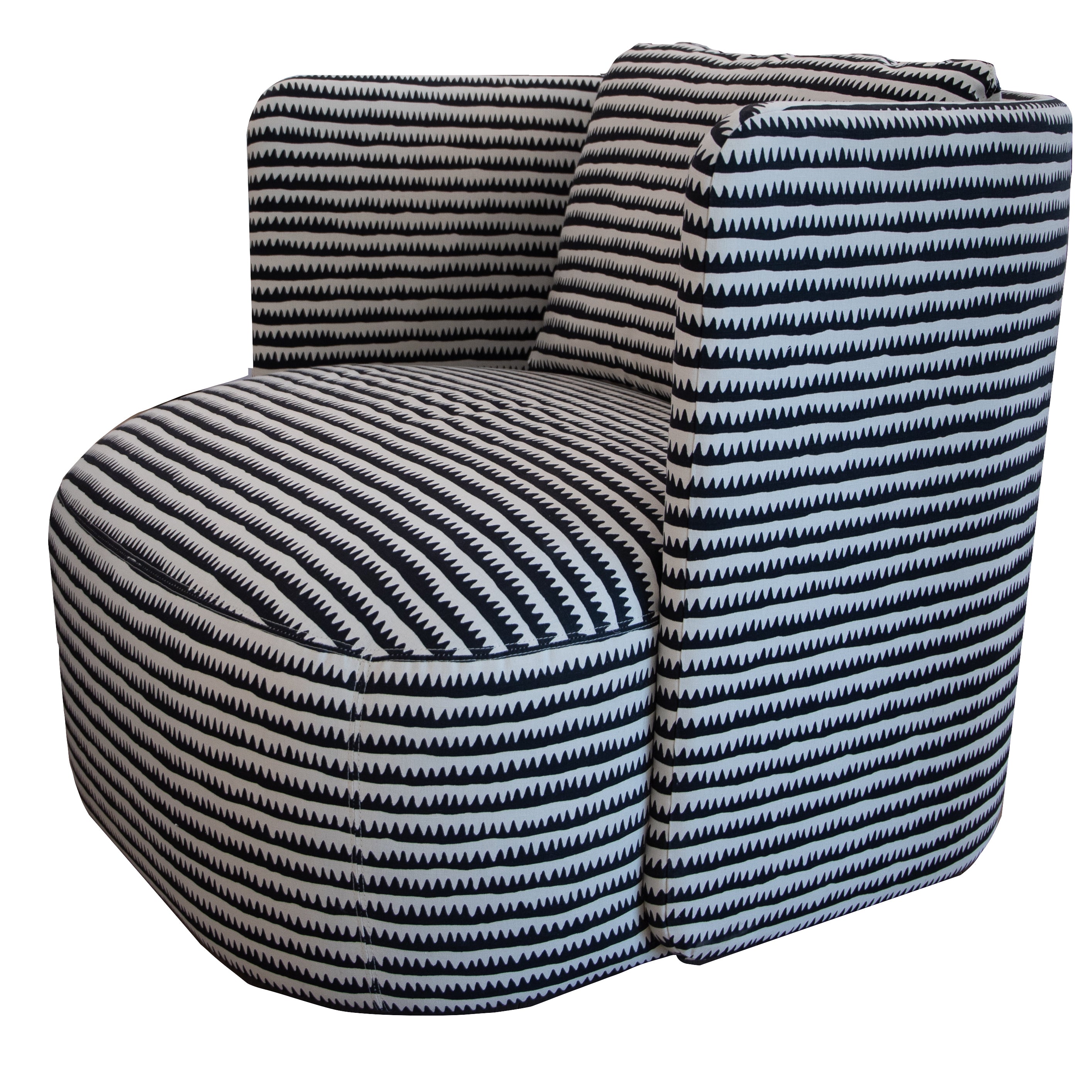 Verellen Hudson Swivel Club Chair - Thumbnail 4