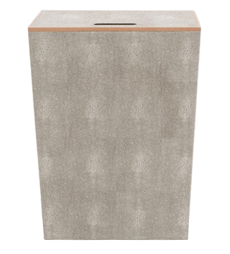 Northwich Rectangular Faux Shagreen Hamper - Thumbnail 3