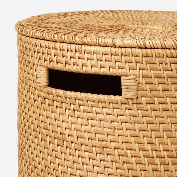 Nema Natural Rattan Hamper - Thumbnail 4