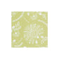 The Caspari Trailing Floral Pale Green Collection features biodegradable green napkins with a white floral and leaf pattern, ideal for eco-friendly gatherings.