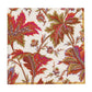 Caspari’s Paisley Leaves Ivory Collection features a floral print with red, green, and purple leaves and branches on white—ideal for stylish table settings or coordinating party supplies.