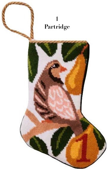 Bauble Needle Point Stocking Collection