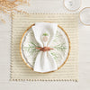 Kim Seybert Vista Reversible Placemat - Ivory & Beige