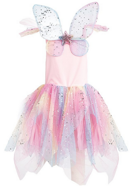 Great Pretenders Rainbow Fairy Princess Dress, 3-4