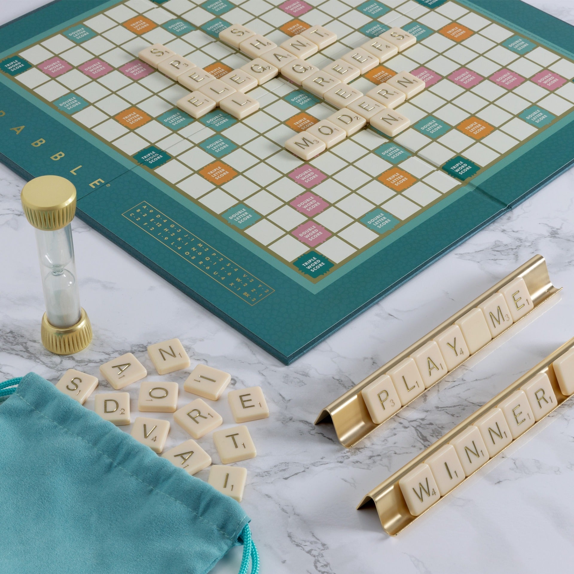 Scrabble Del Mar Shagreen Edition Scrabble Del Mar Shagreen Edition
