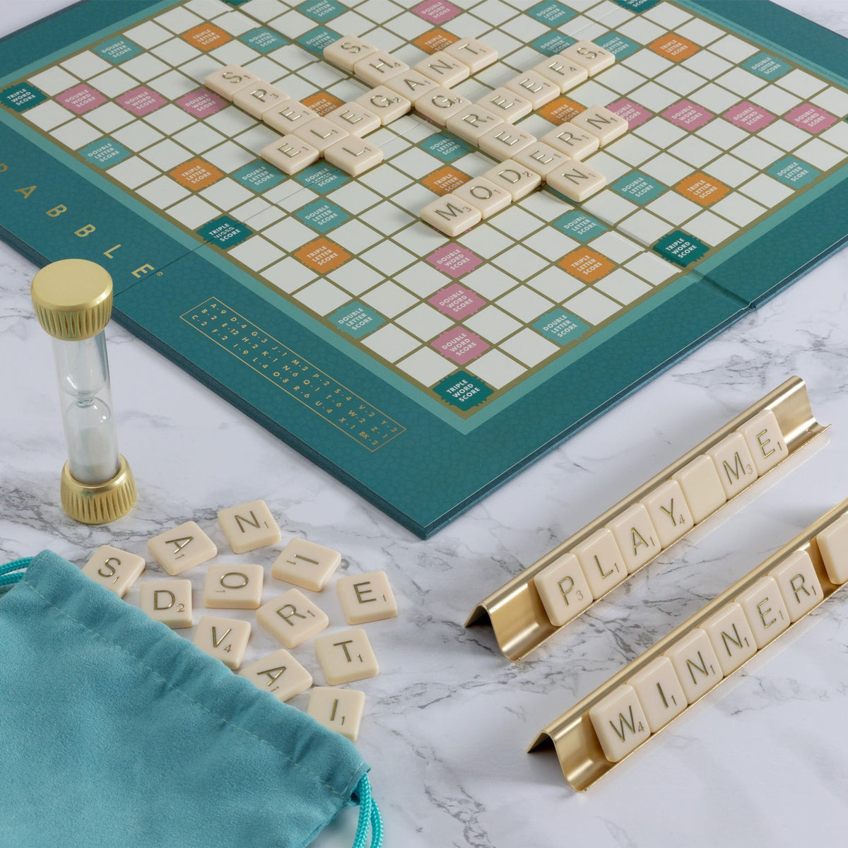 Scrabble Components Scrabble Del Mar Shagreen Edition