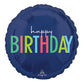 The Signature Balloon by Burton+Burton is a round, dark blue foil balloon with the words "happy BIRTHDAY" printed in colorful letters, perfect for any celebration. Pair it with our stunning floral arrangements for an extra special touch and enjoy fast local delivery!