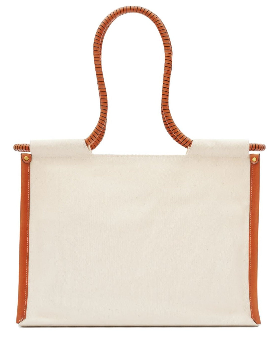 Women's Toledo Cotton Tote Bag In Ecru/Cognac