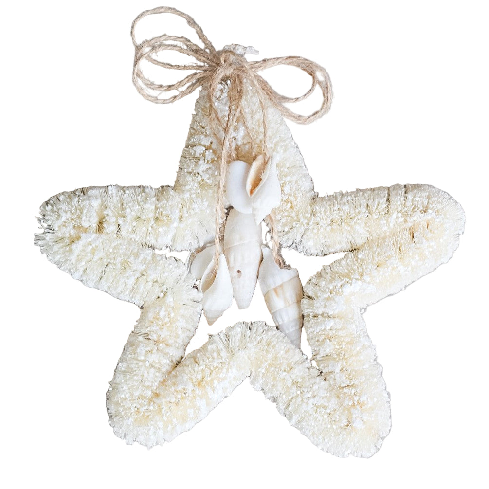 Bottlebrush and Shell Star Ornament - Thumbnail 2