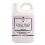 Le Blanc Linen Wash, in a 64 fl. oz. bottle, is ideal for laundering luxury bed and table linens or clothing; safe for cottons, linen, synthetics, and blends; and effective even in cold water.