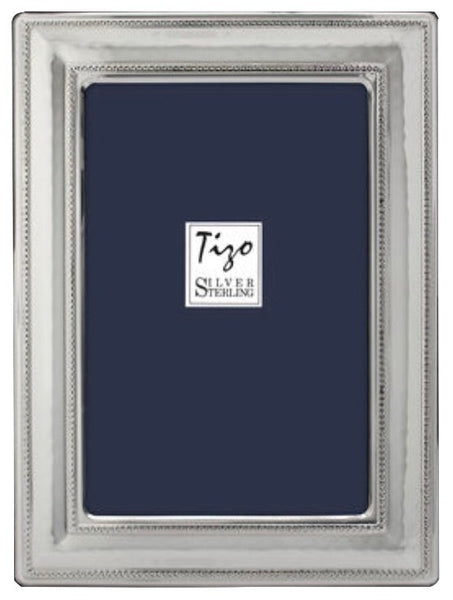 Tizo Double Beaded Sterling Silver Frame