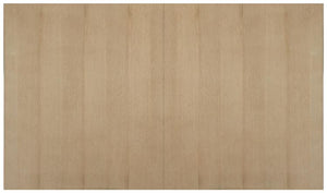 The Omni Large Rectangular Dining Table in Blonde Cerused Oak by Century Furniture features light wood with a subtle vertical grain and mirrored pattern, offering symmetry that makes it an ideal statement piece for any dining space.