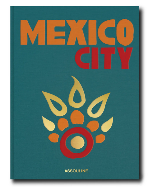 This Assouline book cover beautifully captures the history of Mexico City and its stunning architecture.