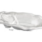 The Beatriz Ball Ocean Oyster Champagne Bucket Collection features large, polished aluminum oyster shell-shaped pieces with a shiny finish—ideal for serving champagne or as elegant centerpieces.