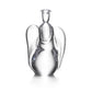 The Angel Collection by Simon Pearce features handmade glass angel ornaments with outstretched wings, crafted by skilled glassblowers and displayed upright on a white background.