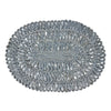 Straw Loop Placemat Collection - Oval Chambray 19" x 13"