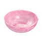 The Pink Swirl Collection bowl by Nashi Home, shown at a slight angle with a glossy finish against a white background, is a stunning serving piece perfect for entertaining or elevating your home decor.