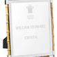 The Bamboo Classic Frame Collection by William Yeoward Crystal is a chic rectangular bamboo photo frame with gold edges and nickel-plated silver corners—perfect for elevating your home décor.
