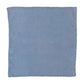 The Berry Trim Napkin Collection by Juliska features a square blue woven cotton napkin with subtle texture and a simple stitched border, shown on a white background.