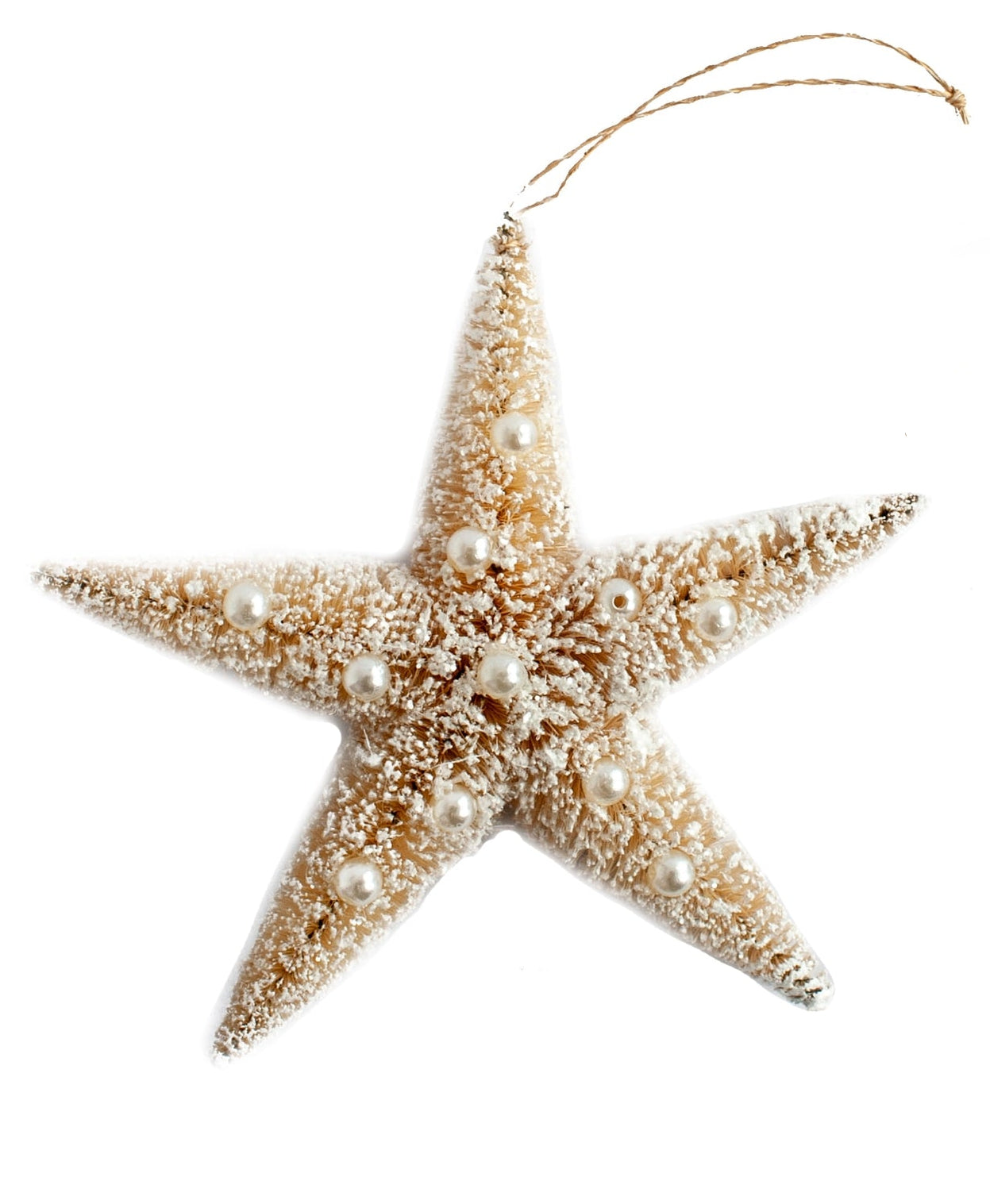 Pearl Bottlebrush Star Ornament - Thumbnail 2