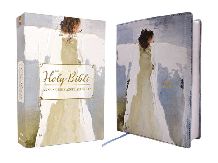 Anne Neilson: Holy Bible by Anne Neilson comes in a matching box with angel illustrations—ideal for journaling or as a heartfelt gift.