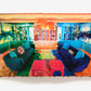 The Maximalist: Colorful Interiors for Bold Living by Abrams showcases vibrant living rooms with blue sofas, bright decor, wall shelves, and bold lighting—perfect for fans of maximalist design.