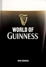 Close-up of the book cover “World of Guinness” from Penguin Random House, showcasing a pint of dark beer crowned with a creamy head alongside the iconic Guinness harp—a tribute to Dublin’s legendary brewing heritage.