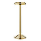 The EDZARD Capri Ice Bucket with Stand Collection features a tall, gold-colored stainless steel stand with a round top and tiered base—ideal for luxury hotel lobbies or stylishly displaying champagne coolers.