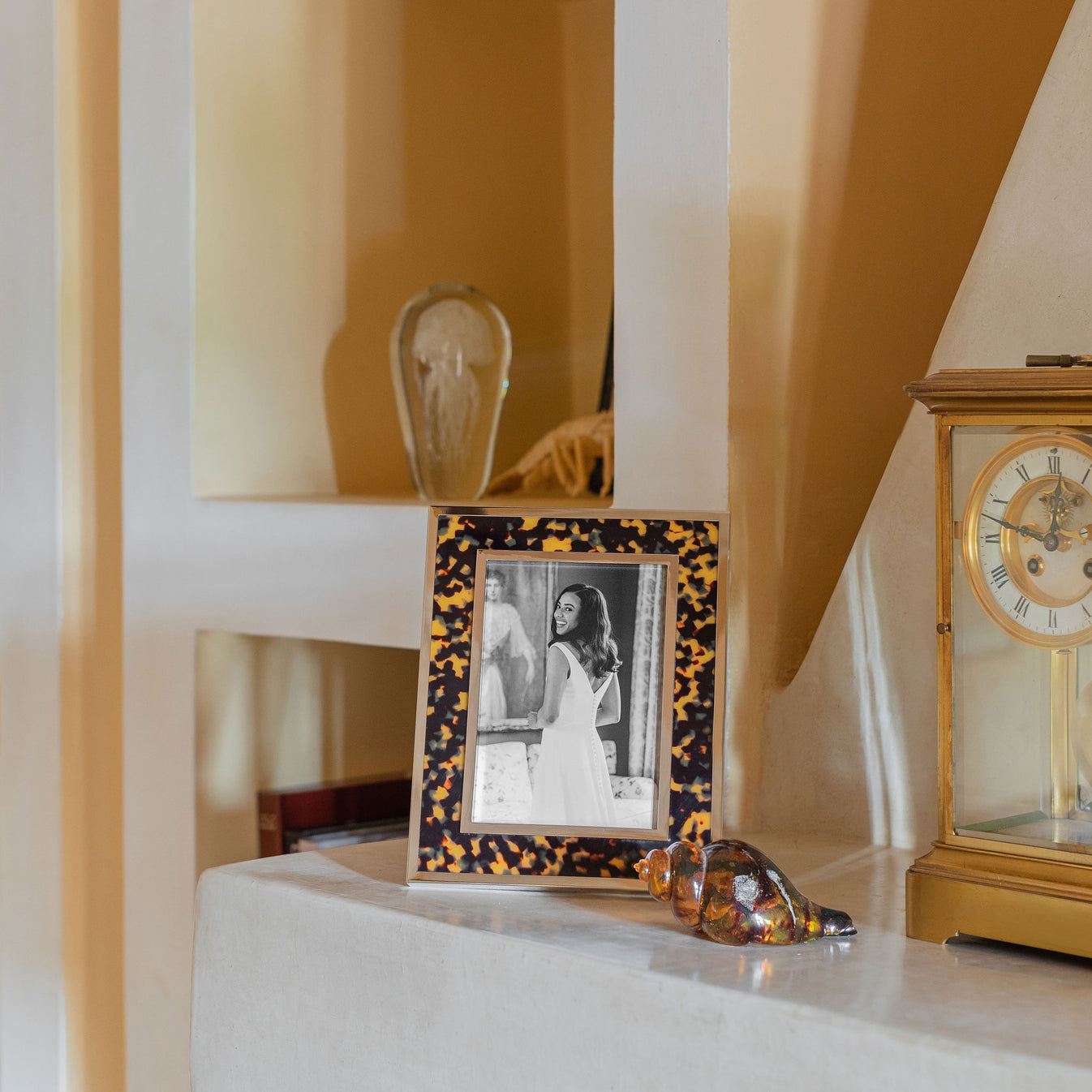 Windsor Faux Tortoiseshell & Silver Photo Frame - Thumbnail 3