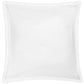 Matouk’s Amara Triple Pearl Bedding Collection pillow, shown from above on a white background, is crafted from luxurious Amara sateen and features a slightly indented center, gently curved edges, and an elegant stitched border for refined appeal.