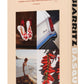 Cover of the book "Biarritz Basque" by Assouline featuring images of shoes, a classic car's tail fin, a surfer with a board capturing the essence of surfing in the Basque Country, and hanging red chili peppers. A Victor Hugo quote is also included.