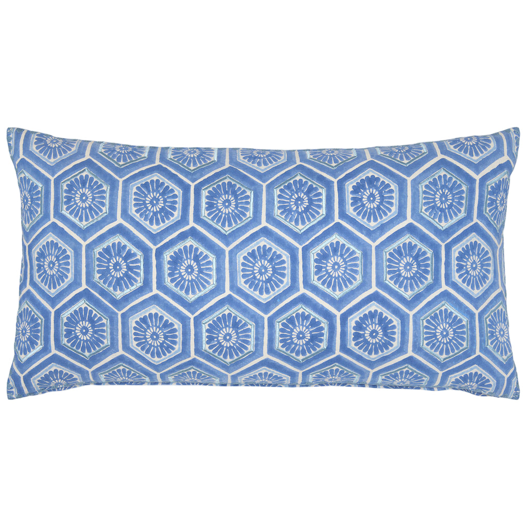 Ravi Azure Bolster Pillow