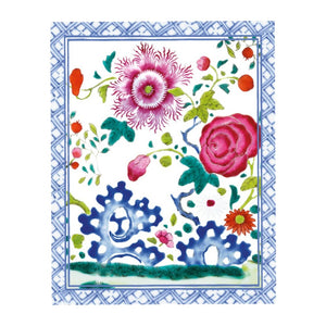 Floral Porcelain Bridge Tallies