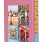 The book "Budapest Gem" by Assouline showcases photos of Budapest's architecture, including a fountain, the Széchenyi Chain Bridge, and two people on its cover.