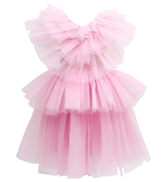 Pink Poppy Claris Ruffled Tulle Dress