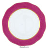 Herend Silk Ribbons Charger - Raspberry